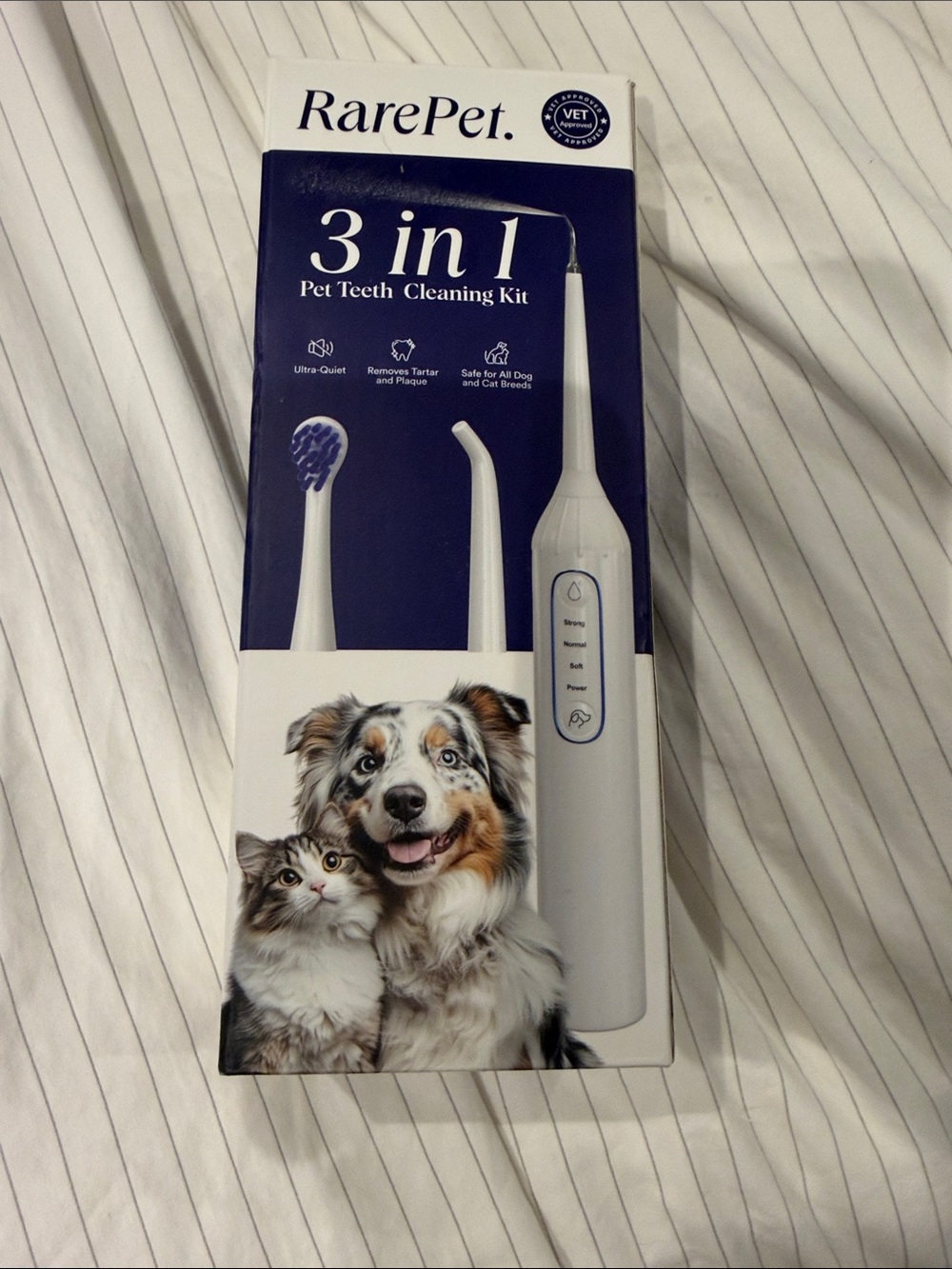 3-in-1 Pet Teeth Cleaning Kit - White